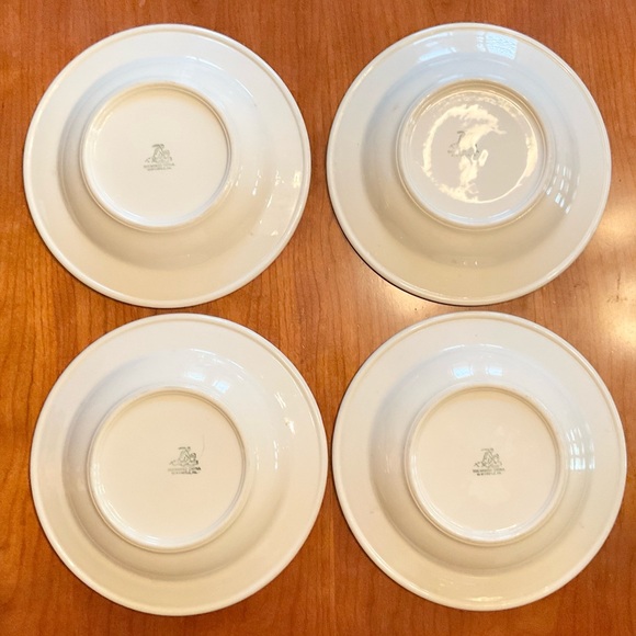US Navy Mess Wardroom Officer set of 4 Large Rim Soup Bowls - Picture 10 of 15